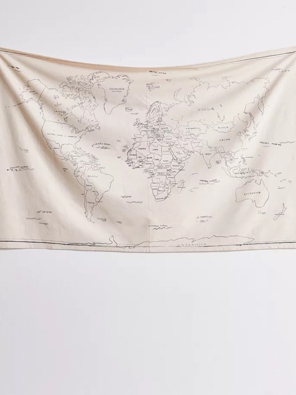 Map Tapestry - Picture 3 of 6